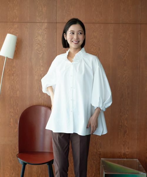 NEMIKA / ネミカ シャツ・ブラウス | フリルネックボリュームスリーブブラウス【NEMIKA】 | 詳細23