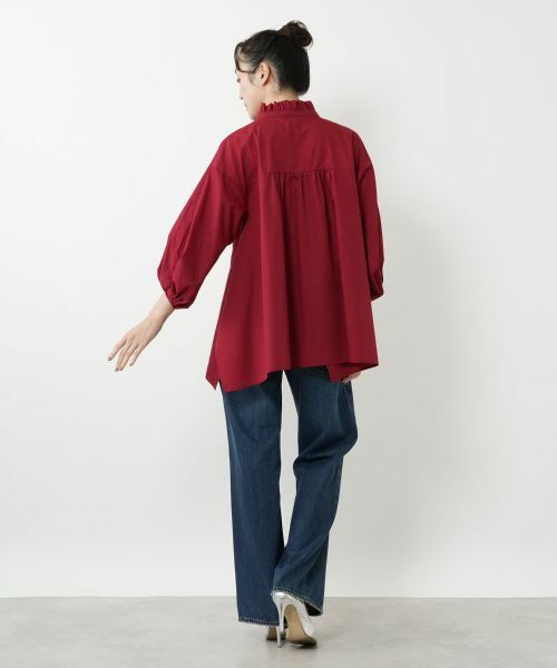 NEMIKA / ネミカ シャツ・ブラウス | フリルネックボリュームスリーブブラウス【NEMIKA】 | 詳細3