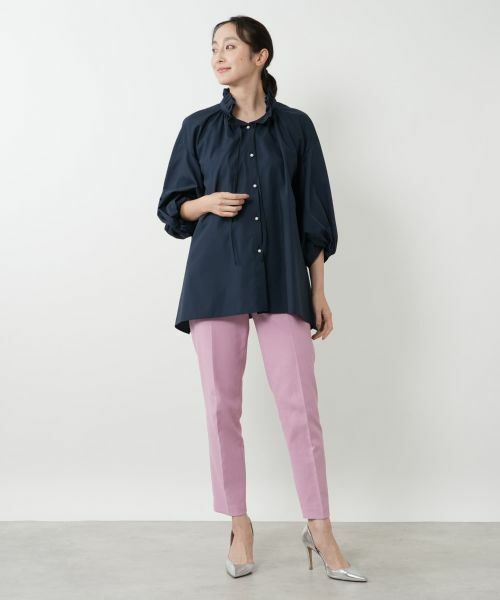 NEMIKA / ネミカ シャツ・ブラウス | フリルネックボリュームスリーブブラウス【NEMIKA】 | 詳細4