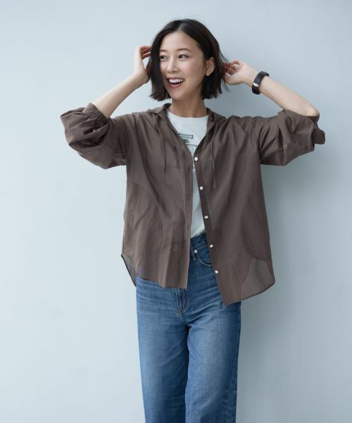 NEMIKA / ネミカ シャツ・ブラウス | フーディーブラウス【NEMIKA】 | 詳細1