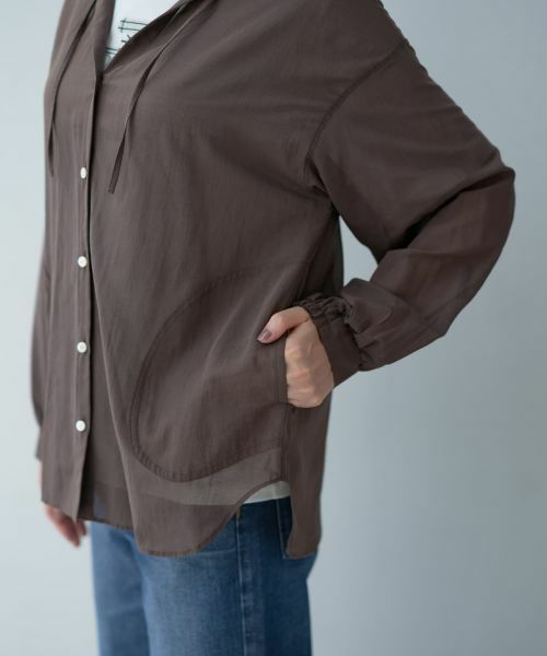 NEMIKA / ネミカ シャツ・ブラウス | フーディーブラウス【NEMIKA】 | 詳細11