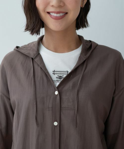 NEMIKA / ネミカ シャツ・ブラウス | フーディーブラウス【NEMIKA】 | 詳細8