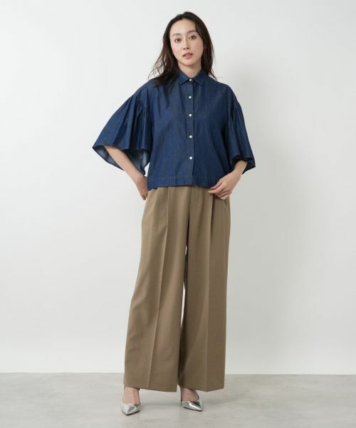 NEMIKA / ネミカ シャツ・ブラウス | ワイドスリーブブラウス【NEMIKA】 | 詳細1