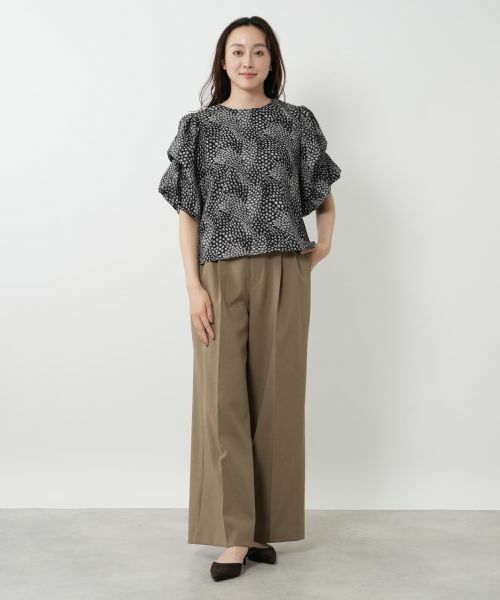 NEMIKA / ネミカ シャツ・ブラウス | フラワープリントブラウス【NEMIKA】 | 詳細4