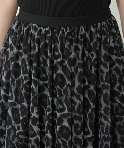 NEMIKA / ネミカ ミニ・ひざ丈スカート | プリントチュールロングスカート【NEMIKA】 | 詳細10