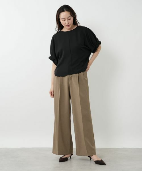 NEMIKA / ネミカ その他パンツ | センタープレスワイドパンツ【NEMIKA】 | 詳細10