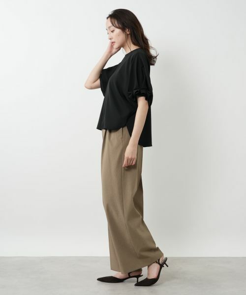NEMIKA / ネミカ その他パンツ | センタープレスワイドパンツ【NEMIKA】 | 詳細11