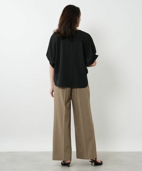 NEMIKA / ネミカ その他パンツ | センタープレスワイドパンツ【NEMIKA】 | 詳細12