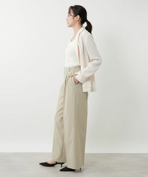NEMIKA / ネミカ その他パンツ | センタープレスワイドパンツ【NEMIKA】 | 詳細2