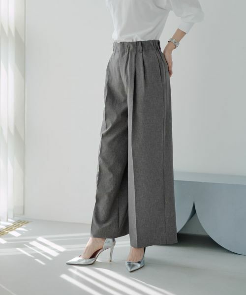 NEMIKA / ネミカ その他パンツ | センタープレスワイドパンツ【NEMIKA】 | 詳細22