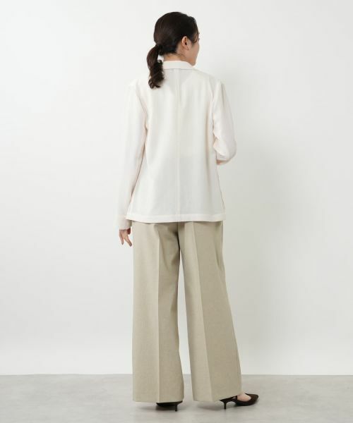 NEMIKA / ネミカ その他パンツ | センタープレスワイドパンツ【NEMIKA】 | 詳細3