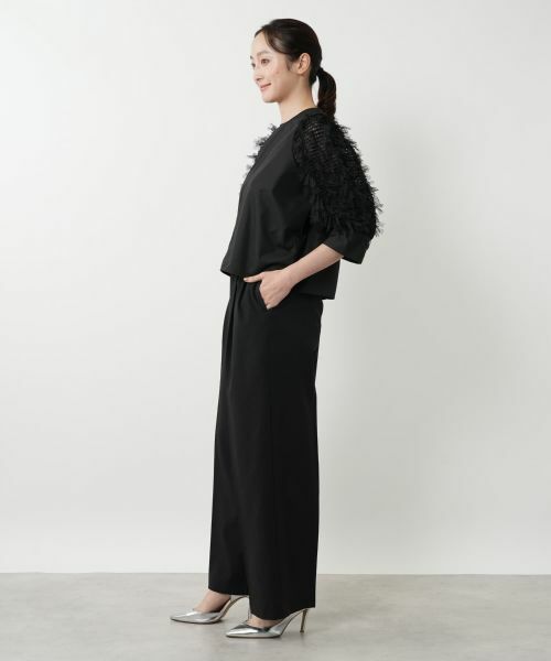 NEMIKA / ネミカ その他パンツ | センタープレスワイドパンツ【NEMIKA】 | 詳細5