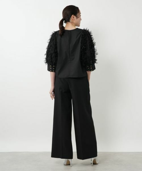 NEMIKA / ネミカ その他パンツ | センタープレスワイドパンツ【NEMIKA】 | 詳細6