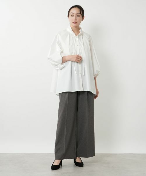 NEMIKA / ネミカ その他パンツ | センタープレスワイドパンツ【NEMIKA】 | 詳細7