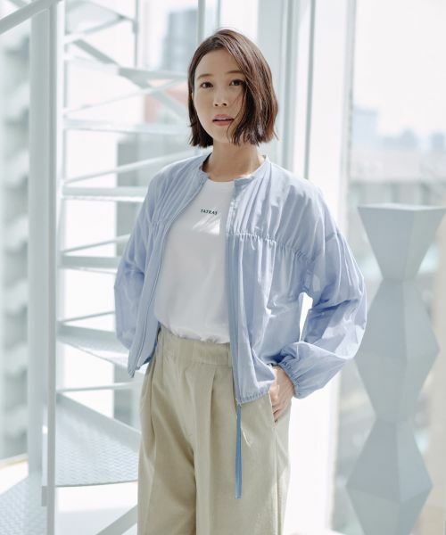 NEMIKA / ネミカ その他アウター | ギャザージップジャケット【NEMIKA】 | 詳細1