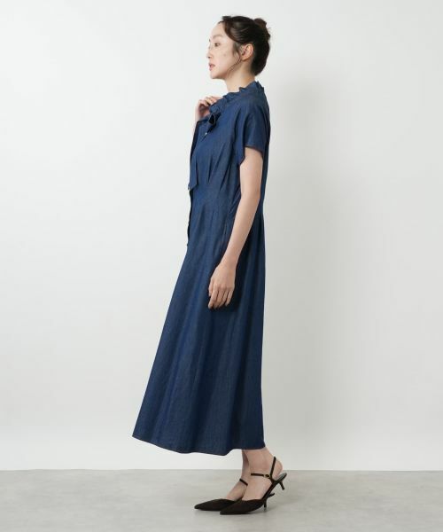 NEMIKA / ネミカ ドレス | フリルスタンドカラーワンピース【NEMIKA】 | 詳細2