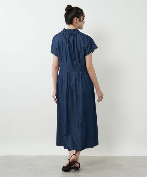 NEMIKA / ネミカ ドレス | フリルスタンドカラーワンピース【NEMIKA】 | 詳細3