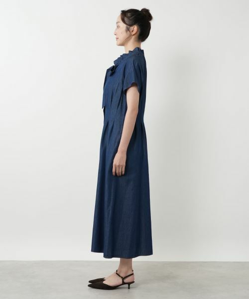 NEMIKA / ネミカ ドレス | フリルスタンドカラーワンピース【NEMIKA】 | 詳細5