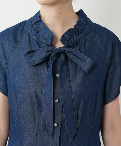 NEMIKA / ネミカ ドレス | フリルスタンドカラーワンピース【NEMIKA】 | 詳細7