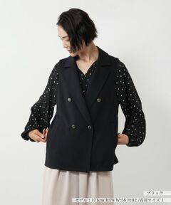 NEMIKA / ネミカ テーラードジャケット | ラペルドダブルベスト【NEMIKA】