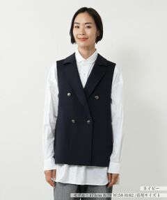 NEMIKA / ネミカ テーラードジャケット | ラペルドダブルベスト【NEMIKA】