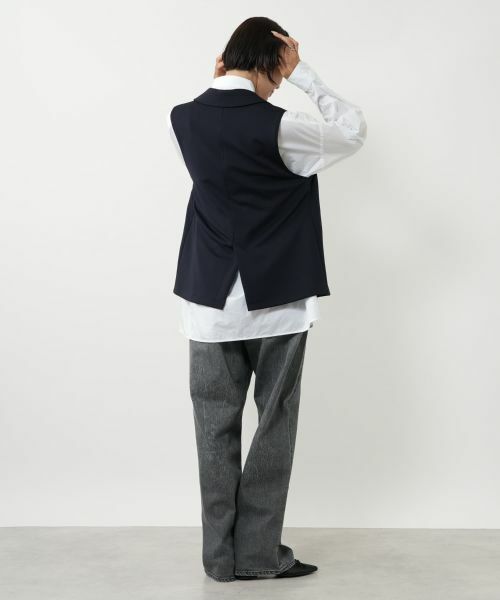 NEMIKA / ネミカ テーラードジャケット | ラペルドダブルベスト【NEMIKA】 | 詳細3