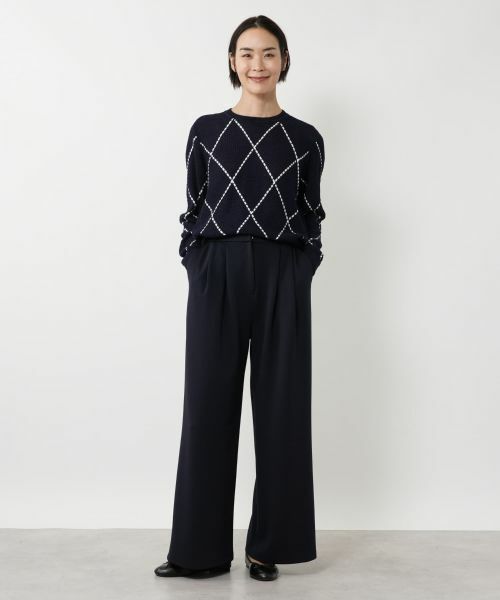 NEMIKA / ネミカ その他パンツ | ストレッチワイドパンツ【NEMIKA】 | 詳細1