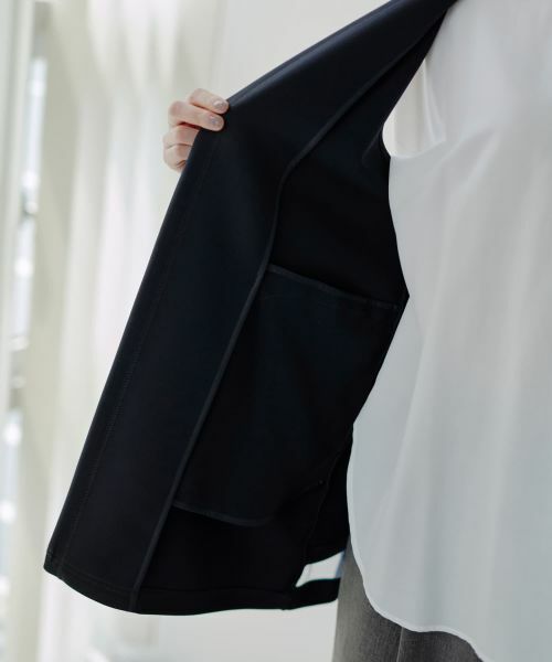 NEMIKA / ネミカ テーラードジャケット | セミロングベスト【NEMIKA】 | 詳細13