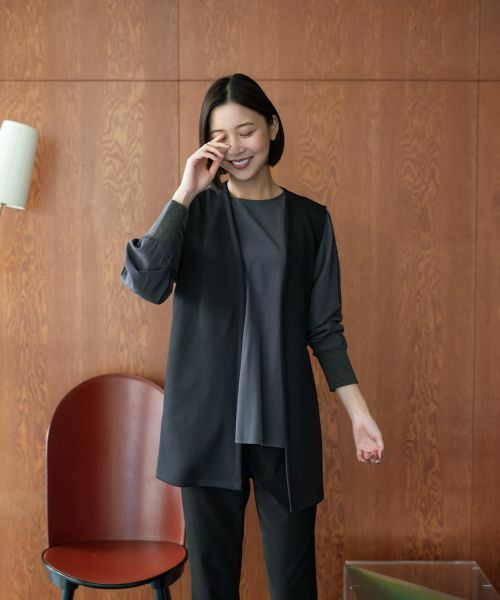 NEMIKA / ネミカ テーラードジャケット | セミロングベスト【NEMIKA】 | 詳細15