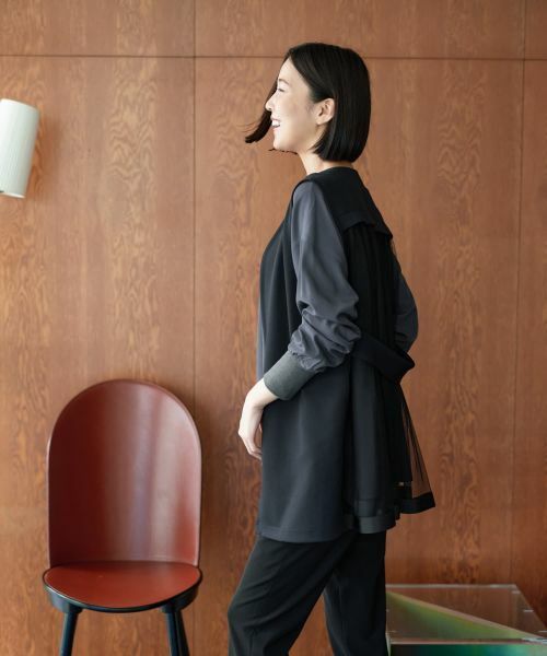 NEMIKA / ネミカ テーラードジャケット | セミロングベスト【NEMIKA】 | 詳細17