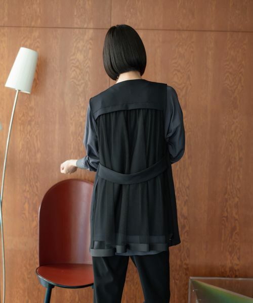 NEMIKA / ネミカ テーラードジャケット | セミロングベスト【NEMIKA】 | 詳細18