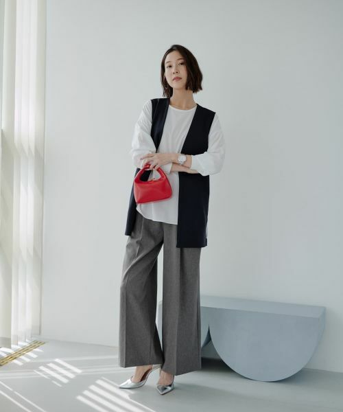 NEMIKA / ネミカ テーラードジャケット | セミロングベスト【NEMIKA】 | 詳細6