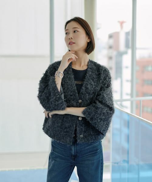 NEMIKA / ネミカ テーラードジャケット | フェザーライクジャケット【NEMIKA】 | 詳細4