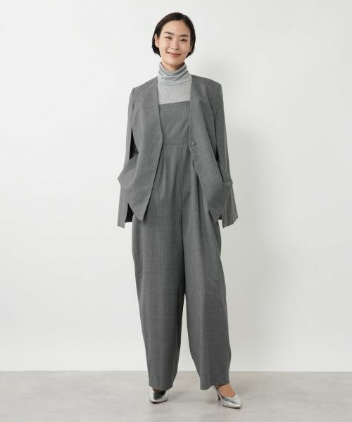 NEMIKA / ネミカ その他パンツ | ストライプオールインワン【NEMIKA】 | 詳細10