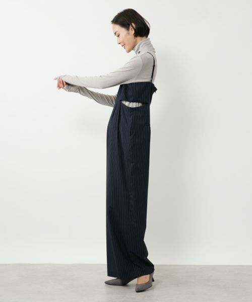 NEMIKA / ネミカ その他パンツ | ストライプオールインワン【NEMIKA】 | 詳細2