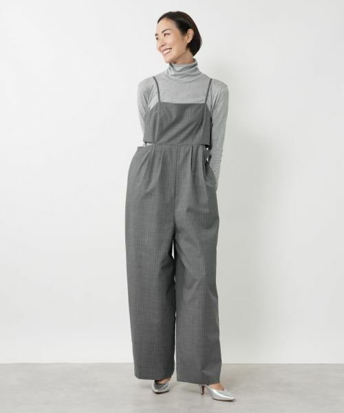 NEMIKA / ネミカ その他パンツ | ストライプオールインワン【NEMIKA】 | 詳細7