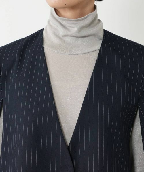 NEMIKA / ネミカ テーラードジャケット | ストライプケープジャケット【NEMIKA】 | 詳細16