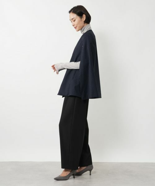 NEMIKA / ネミカ テーラードジャケット | ストライプケープジャケット【NEMIKA】 | 詳細8