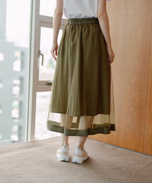 NEMIKA / ネミカ ミニ・ひざ丈スカート | レイヤードジップスカート【NEMIKA】 | 詳細10