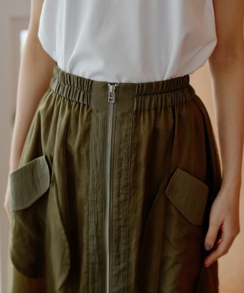 NEMIKA / ネミカ ミニ・ひざ丈スカート | レイヤードジップスカート【NEMIKA】 | 詳細16