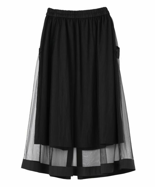 NEMIKA / ネミカ ミニ・ひざ丈スカート | レイヤードジップスカート【NEMIKA】 | 詳細2