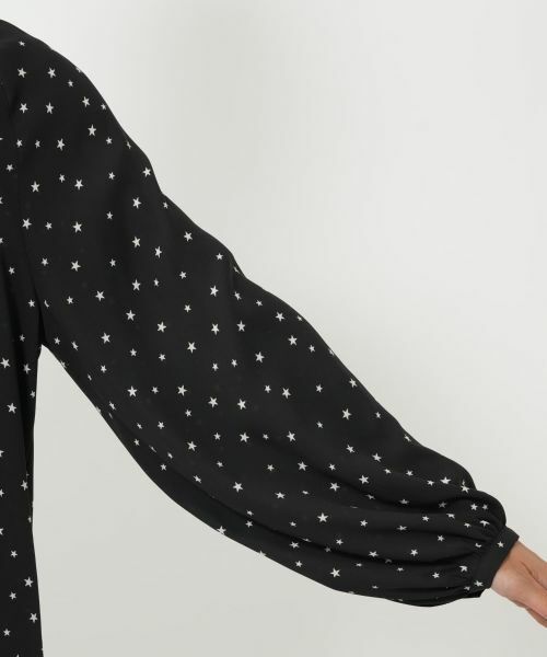 NEMIKA / ネミカ シャツ・ブラウス | 星柄プリントリボンブラウス【NEMIKA】 | 詳細10