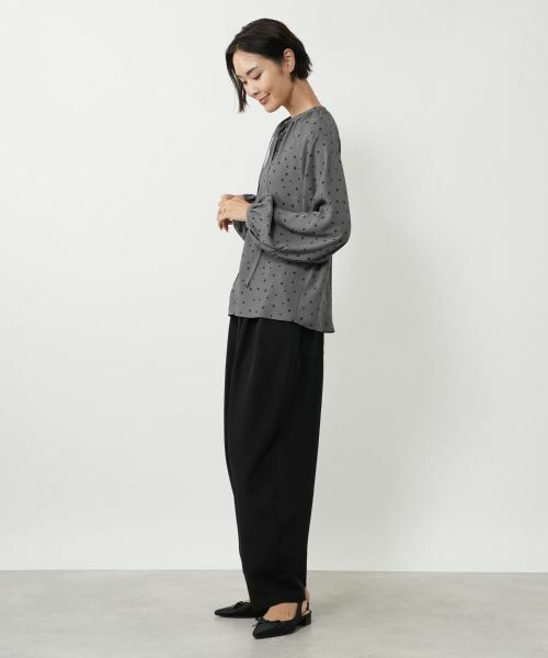 NEMIKA / ネミカ シャツ・ブラウス | 星柄プリントリボンブラウス【NEMIKA】 | 詳細2