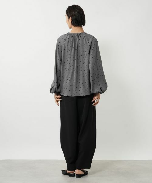 NEMIKA / ネミカ シャツ・ブラウス | 星柄プリントリボンブラウス【NEMIKA】 | 詳細3
