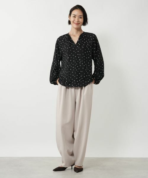 NEMIKA / ネミカ シャツ・ブラウス | 星柄プリントリボンブラウス【NEMIKA】 | 詳細4