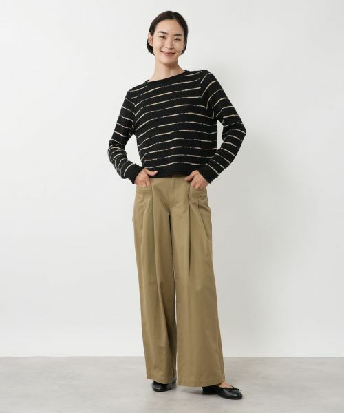 NEMIKA / ネミカ ニット・セーター | かすれボーダーニット【NEMIKA】 | 詳細1