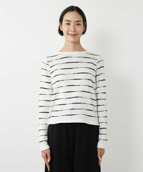 NEMIKA / ネミカ ニット・セーター | かすれボーダーニット【NEMIKA】 | 詳細10