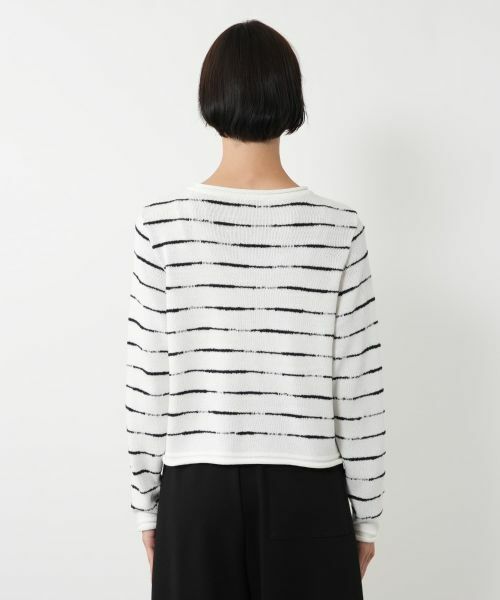 NEMIKA / ネミカ ニット・セーター | かすれボーダーニット【NEMIKA】 | 詳細12