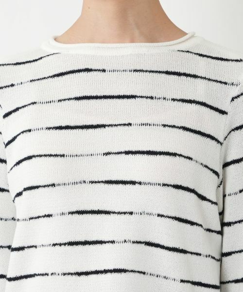 NEMIKA / ネミカ ニット・セーター | かすれボーダーニット【NEMIKA】 | 詳細13