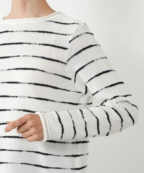 NEMIKA / ネミカ ニット・セーター | かすれボーダーニット【NEMIKA】 | 詳細15